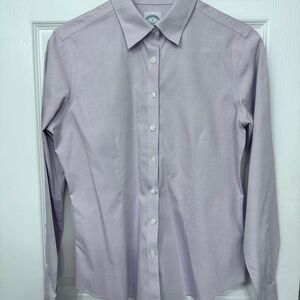 Brooks Brothers Dress Shirt Classic Tailored Fit, Lilac color.